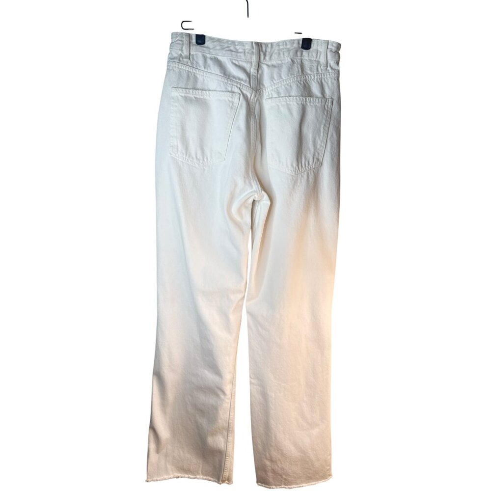 2/$30 ZARA Womens Size 8 Distressed White Jeans - Picture 3 of 15